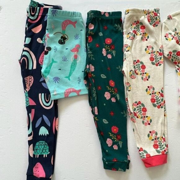 NWOT - 5pc Toddler's Girls - 2T - Mix Match Pajama Tops And Bottoms - Picture 2 of 7